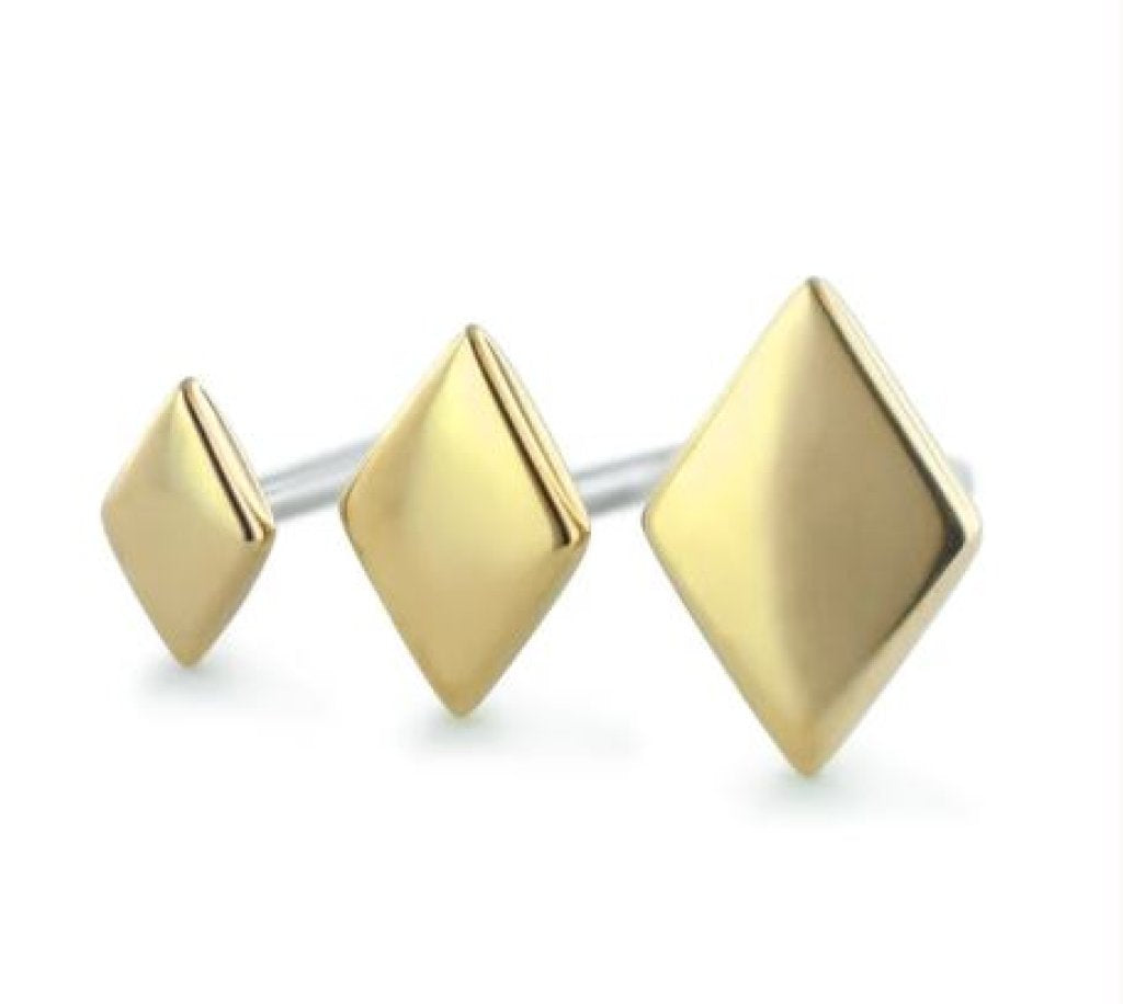 18K yellow gold diamond - 3MM