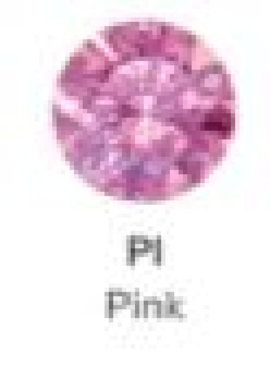 Titanium Prong Set Gem - Pink - 5mm