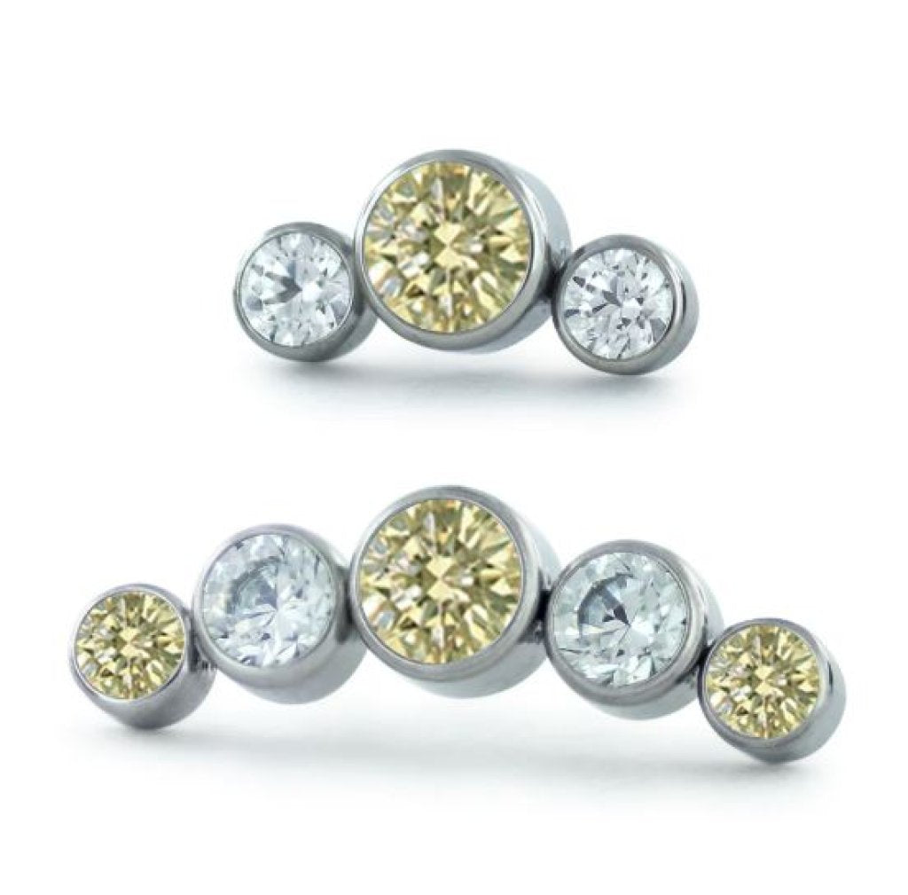 Glimmer and Glow - Curved Clusters - 3 piece